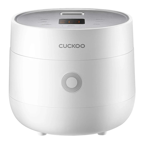 Cuckoo CR-0375F Series Manuals
