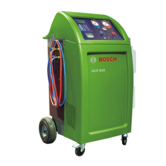 Bosch ACS 810 Manual