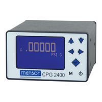 WIKA mensor CPG2400 Operating Instructions Manual