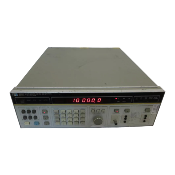 HP 3336B Operating Manual