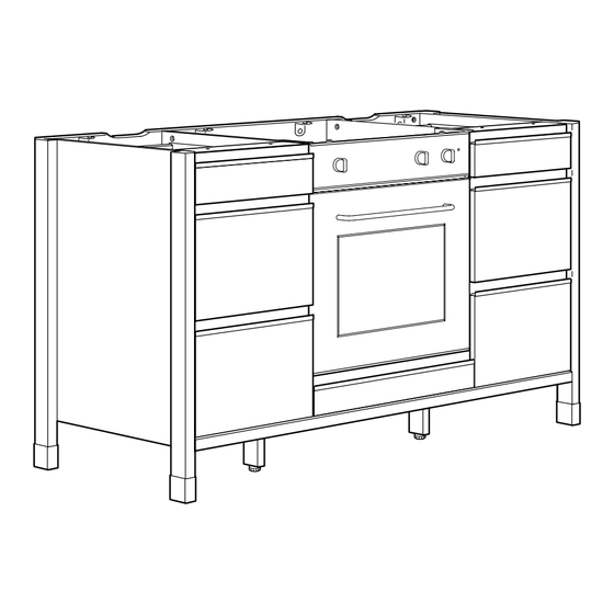 IKEA BRAVAD CABINET/BUILT-IN OVEN/COOKTOP Instructions Manual