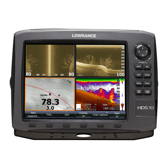 Lowrance HDS-8 Manuals