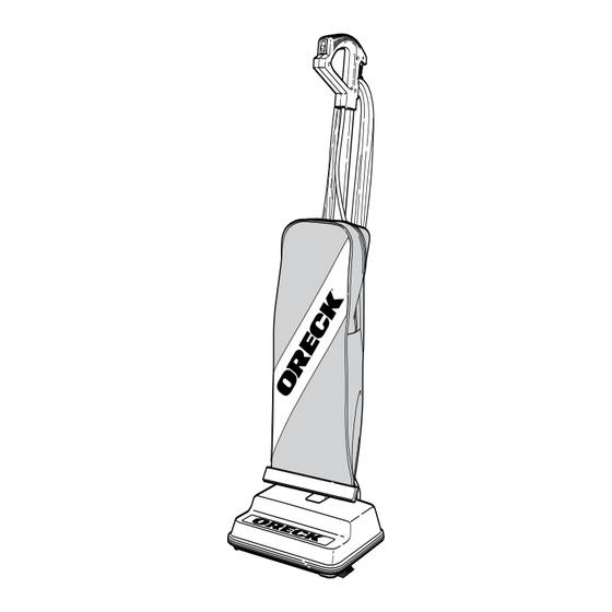 Oreck XL2000RH User Manual