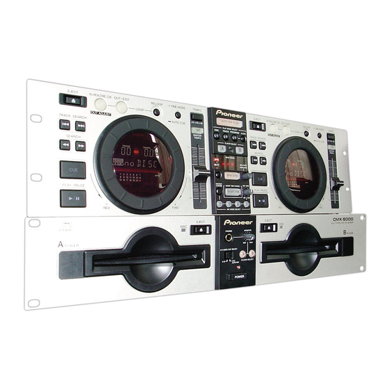 Pioneer CMX-5000 Operating Instructions Manual
