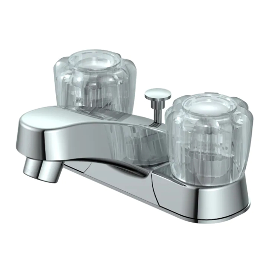 User Manuals: Project Source F5120021CP Bathroom Faucet