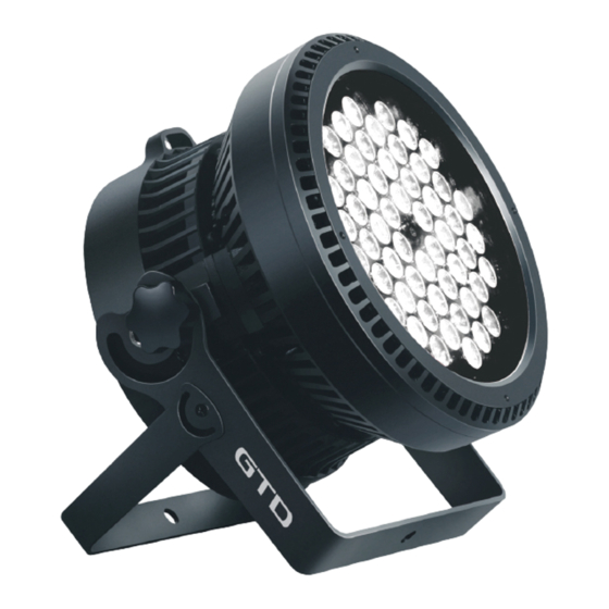 User Manuals: GTD GTD-L654P II LED Par Light