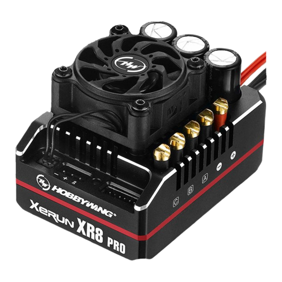 Hobbywing XERUN XR8 Pro G2 User Manual