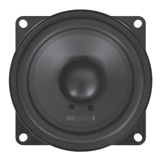 MB QUART QUARTMOBIL QM200.3 GOLFV Mounting & Installation