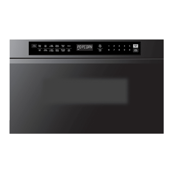 Dacor Modernist Microwave In-A-Drawer DMR30M977WM Manuals