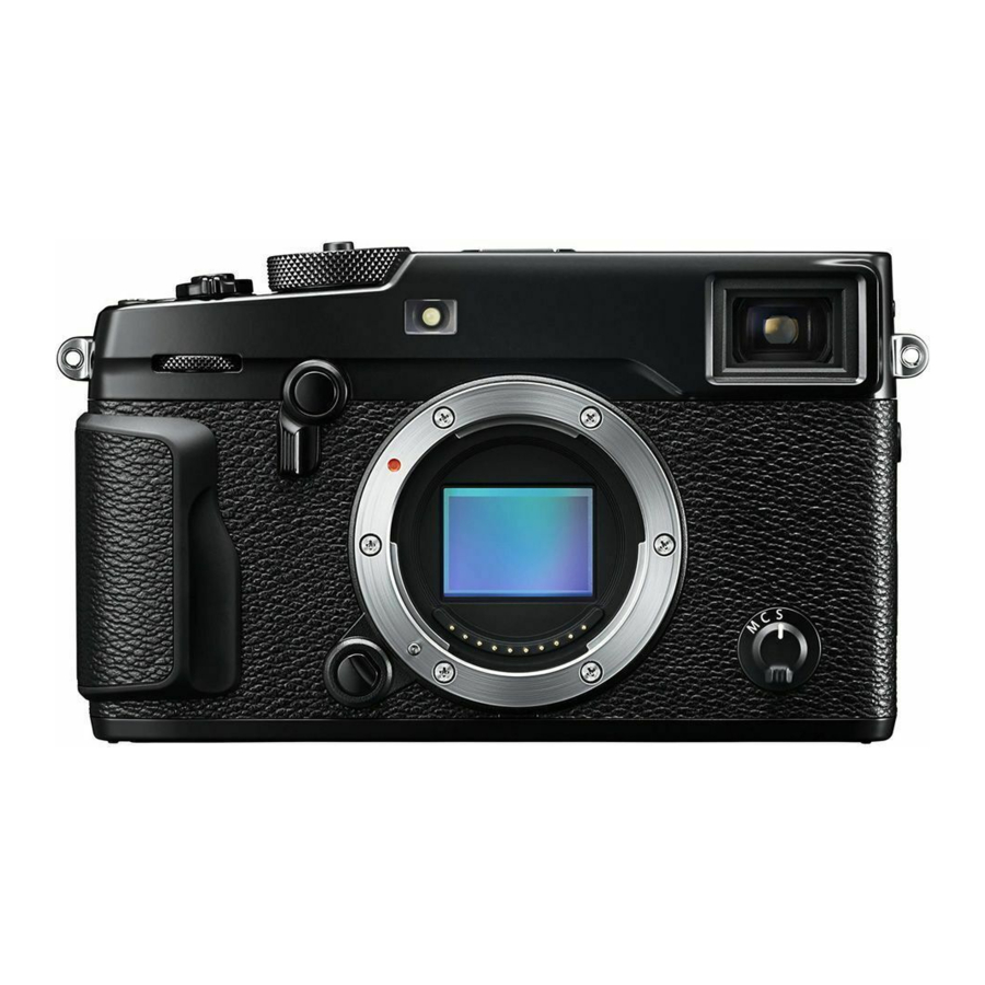 FujiFilm X-Pro2 - Digital Camera Manual