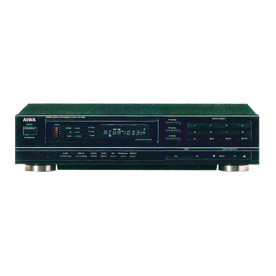 Aiwa XT-005H Operating Instructions Manual