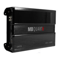 MB QUART ONYX ONX1.1500D Installation Manual