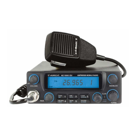 Albrecht AE5890 Use Instructions
