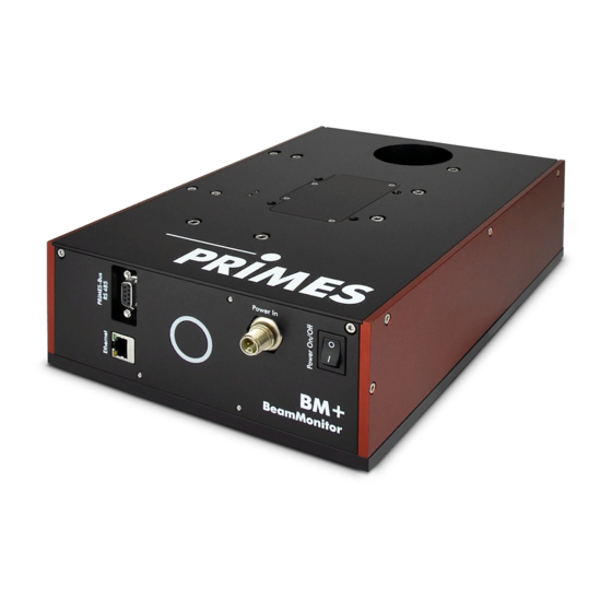 Primes BeamMonitor BM+ Series Operating Manual
