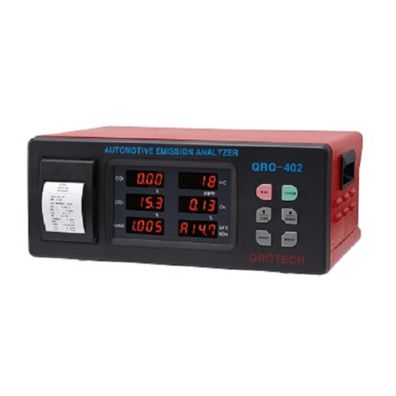 Qrotech QRO-402 Operating Manual