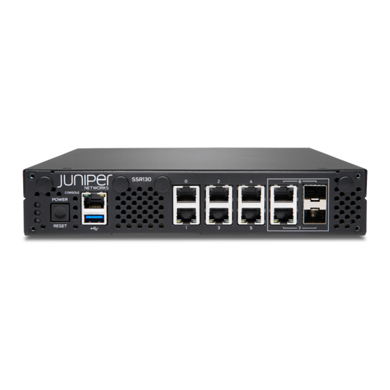 Juniper SSR130 Hardware Manual