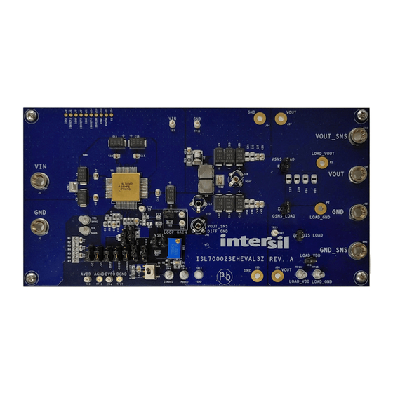 Intersil ISL70002SEHEVAL3Z Manual