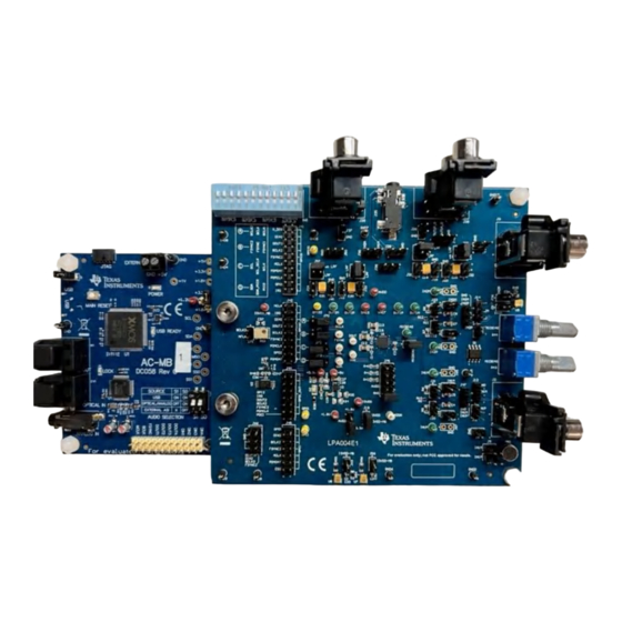 Texas Instruments TA 5 12EVM-K Series User Manual