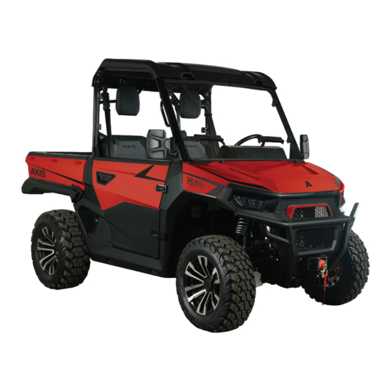 AXIS OFF-ROAD X550 2024 Owner's Manual