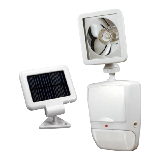 Heath Zenith Solar Powered Motion Sensor Light SL-7210 Owner's Manual