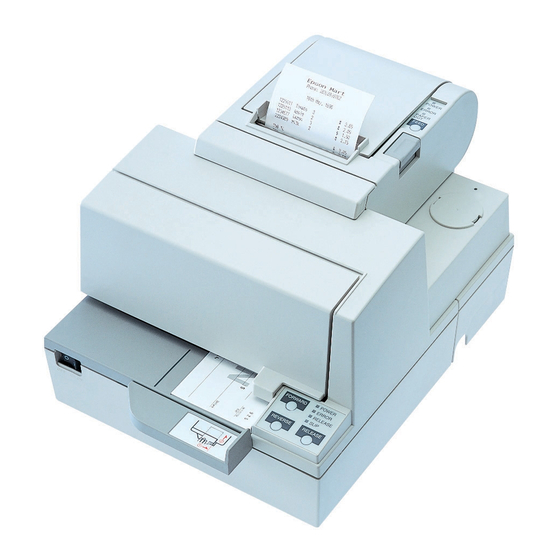 Epson TM-H5000II series Operator's Manual