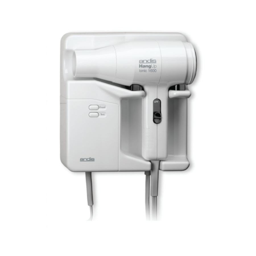 Andis HD-2 Manual