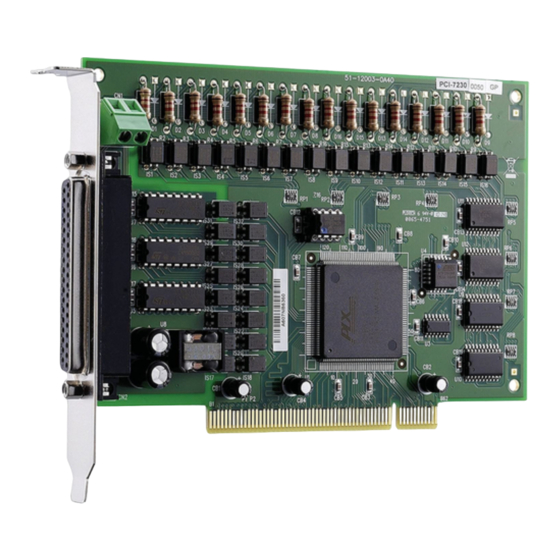 ADLINK Technology PCI-7230 User Manual
