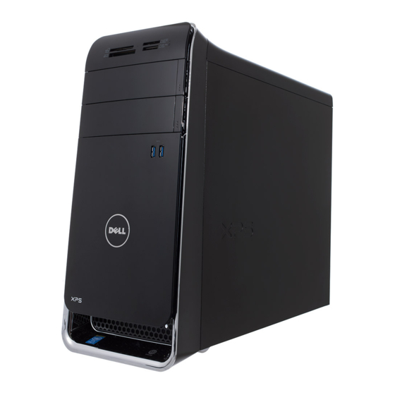 Dell XPS 8700 Quick Start Manual