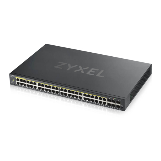 ZyXEL Communications GS1920-48HP Release Note/Manual Supplement