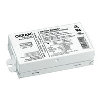 Osram OPTOTRONIC OT40W/25W Programmable Series Operational Procedures Manual