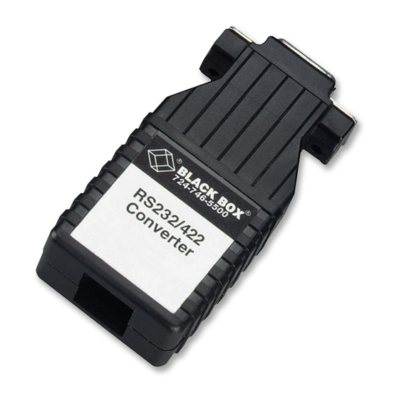 Black Box IC470A Interface Converter Manuals