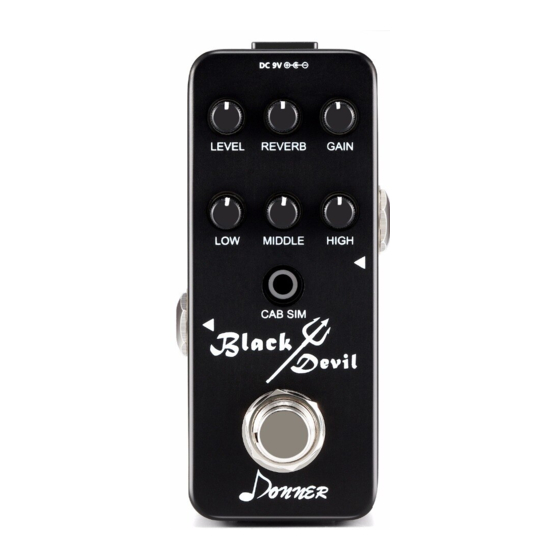Donner Digital Mini Preamp Series Owner's Manual