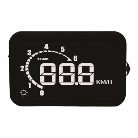 TSS HUD 01 Users Operation Instruction Manual