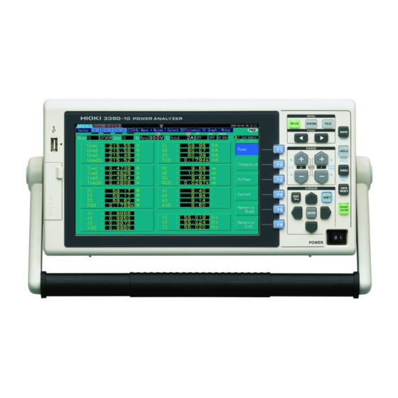 Hioki 3390-10 Firmware Update Procedures