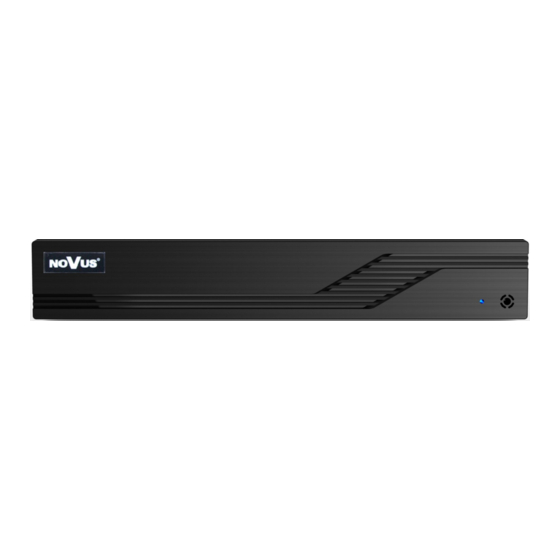Novus NHDR-6016-H1-II Quick Start Manual