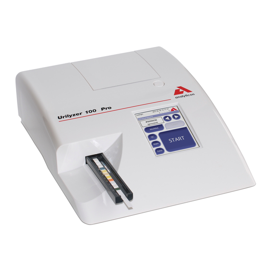 Analyticon Urilyzer 100 Pro User Manual