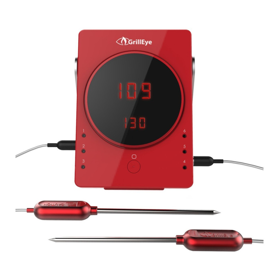 G&C GrillEye Smart Bluetooth Grilling & Smoking Thermometer Manual
