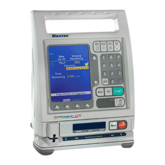 baxter Colleague 3 Operator's Manual