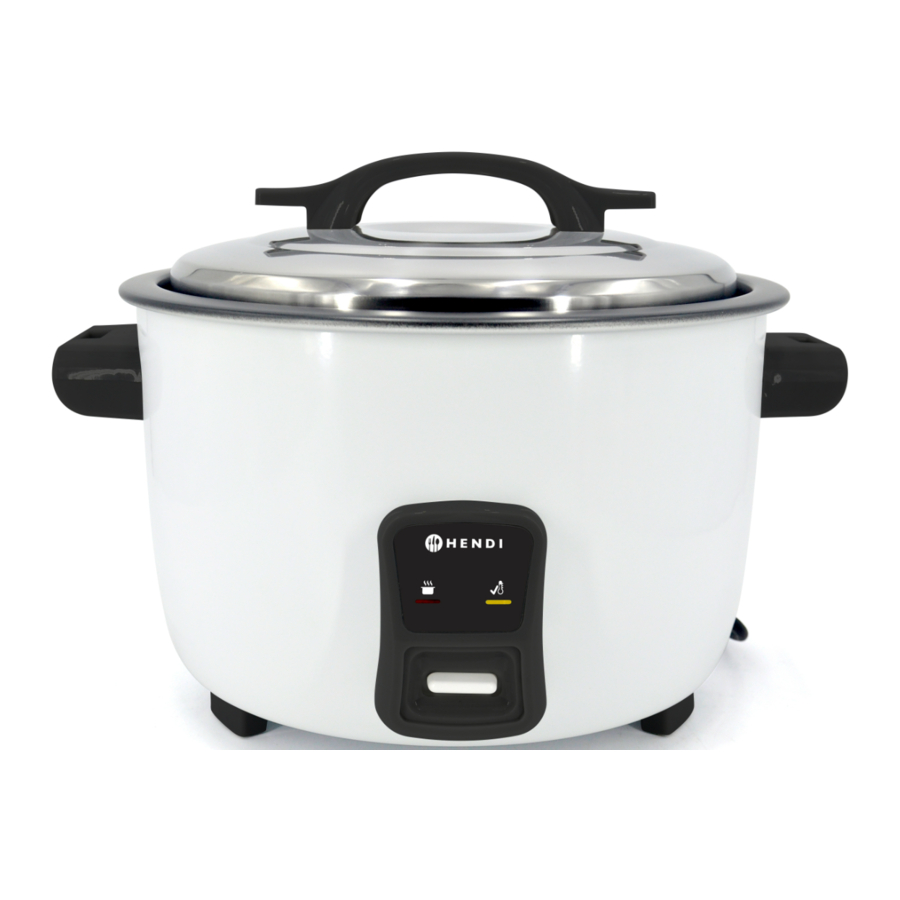 HENDI 240441, 240458 - RICE COOKER 4.2L Manual