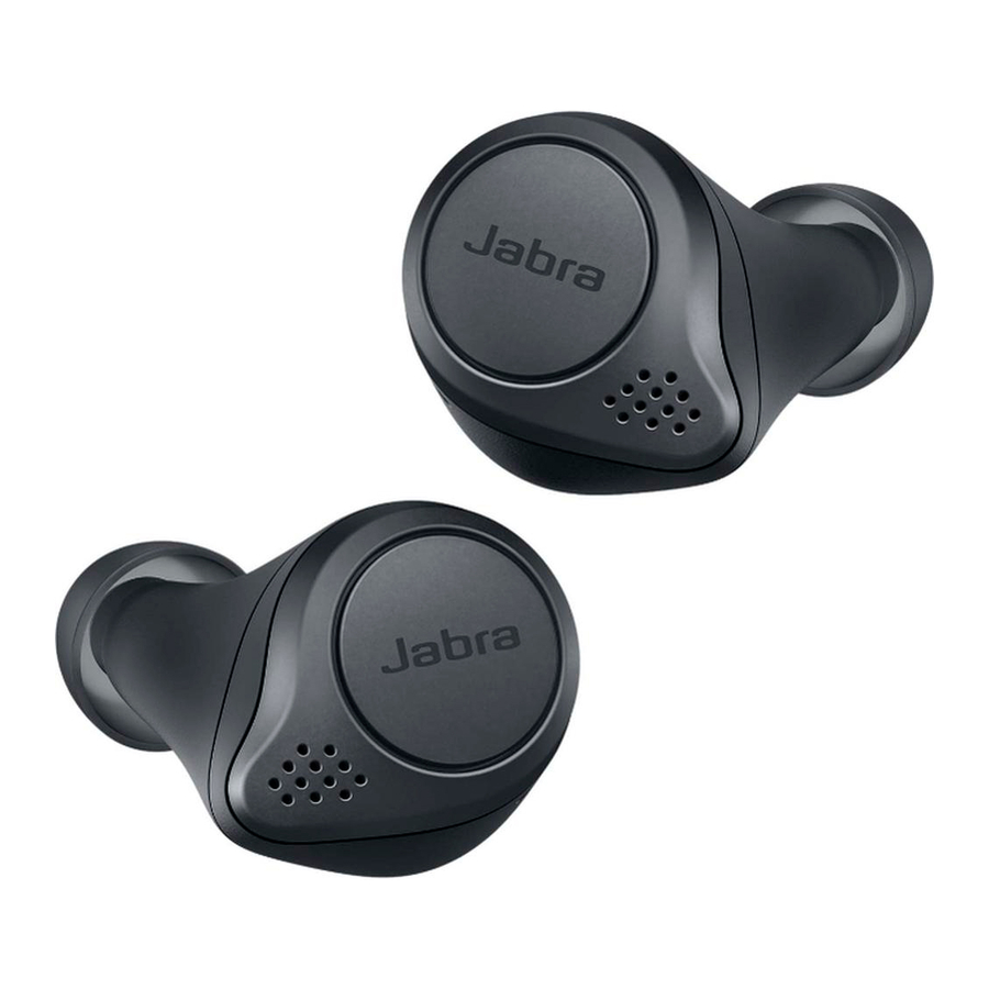 Jabra Elite Active 75t - Earbuds Manual