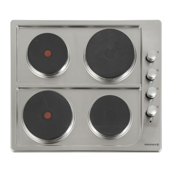 ROSIERES RTL 604 Series User Instructions