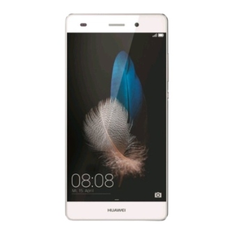 Huawei P8 lite Quick Start Manual