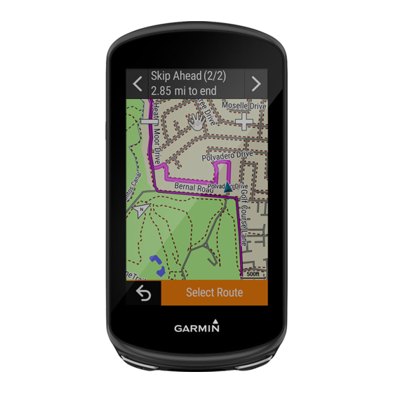 Garmin EDGE 1030 Owner's Manual