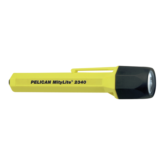 Pelican MityLite 2340 Instructions