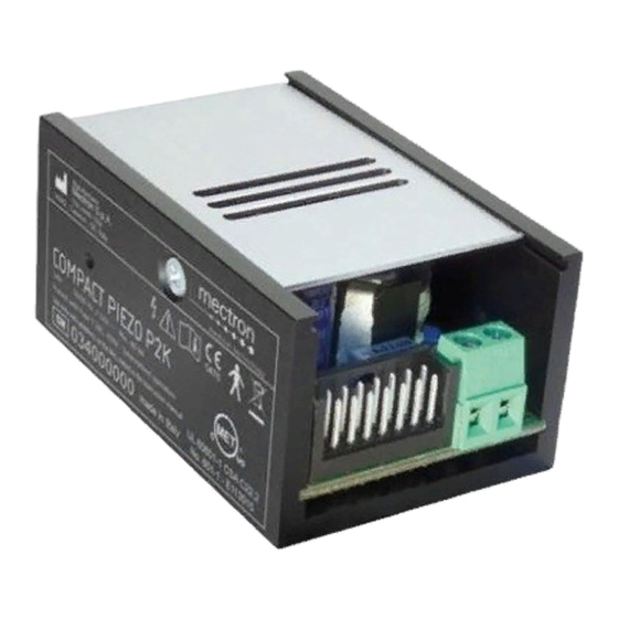 mectron COMPACT PIEZO LED Use And Maintenance Manual