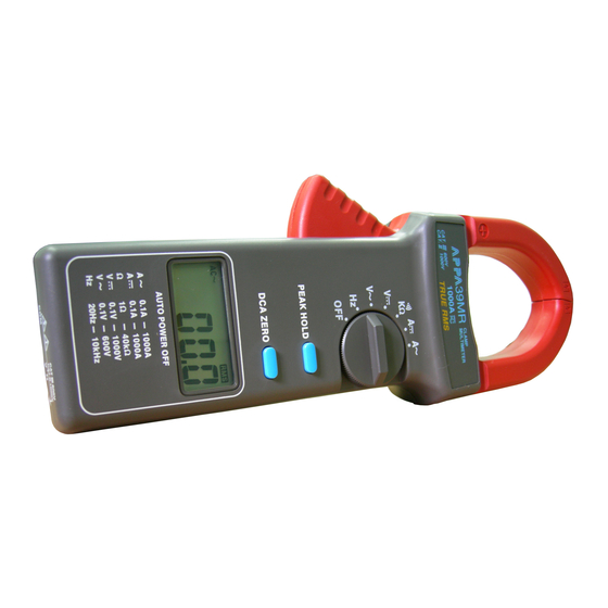 APPA 39MR Manual