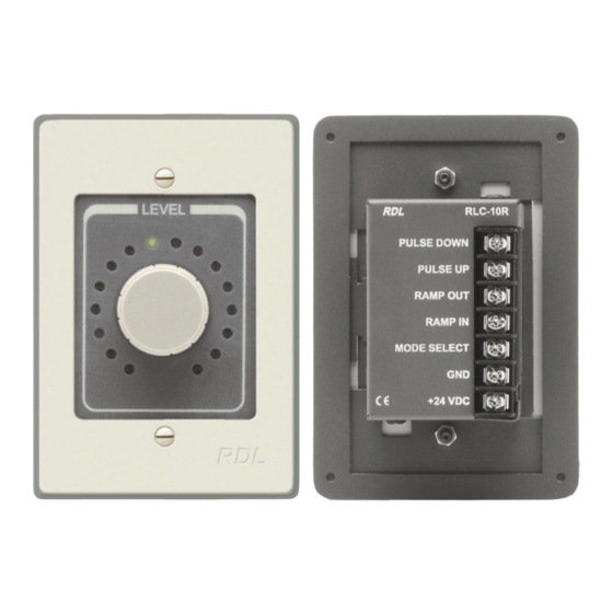 RDL RLC-10R Manual