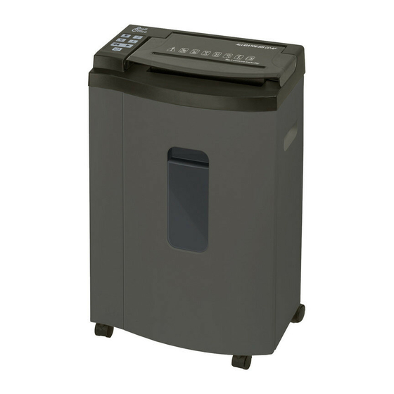 User Manuals: ProfiOffice ALLIGATOR 605 CC AF Shredder