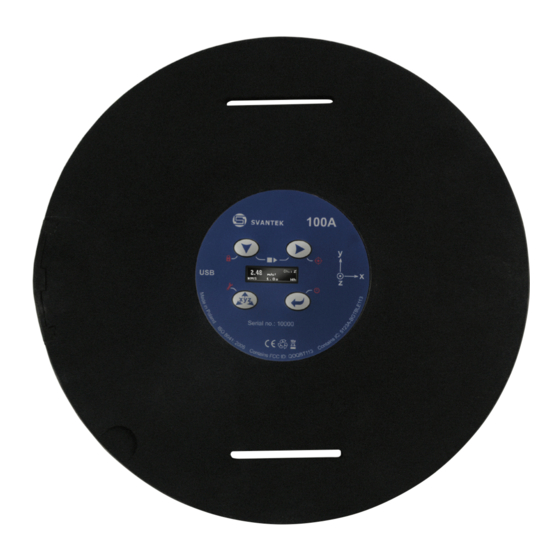 Svantek SV100A User Manual