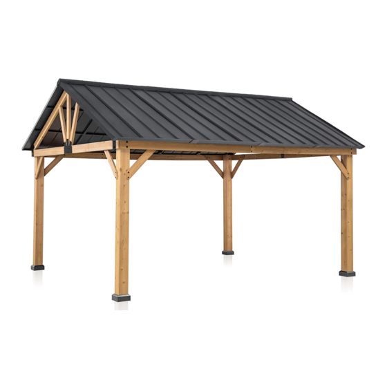 Eagle Peak 10 ft x 12 ft Wooden Gazebo Manuals